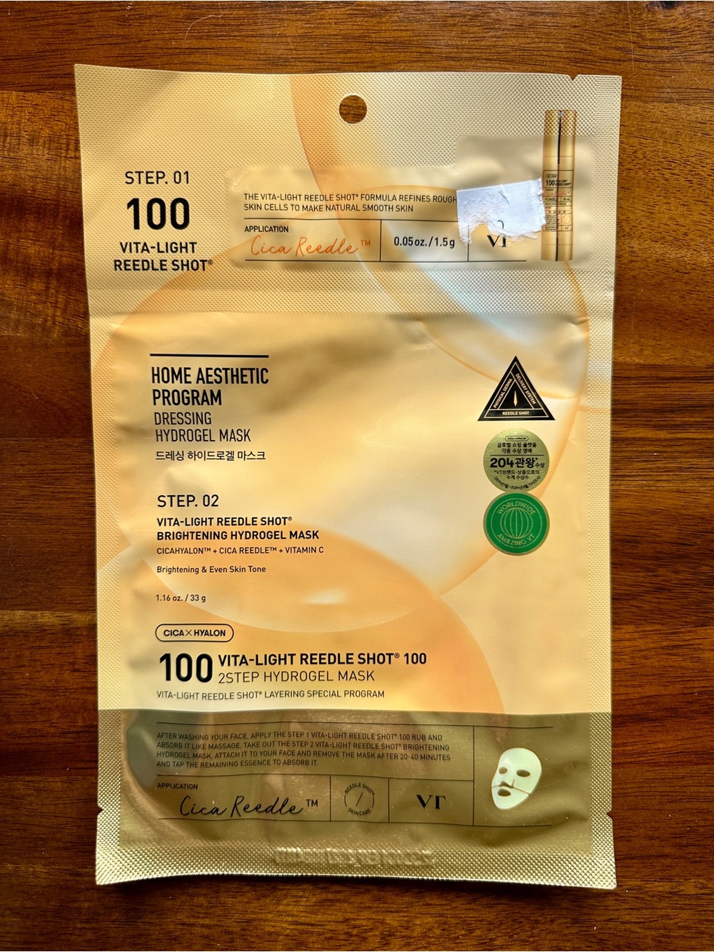 Vita-Light Reedel Shot 2-Step Hydrogel Mask —